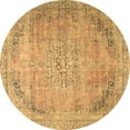 thumbnail image 1 of Ahgly Company Indoor Round Persian Brown Traditional Area Rugs, 5' Round, 1 of 4