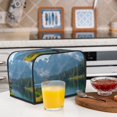 thumbnail image 6 of Yiaed Majestic Deer Mountain Lake Print Two Slice Bread Machine Cover, Universal Size Kitchen Appliance Cover for Bread Machine,Bread Machine Cover, 6 of 7