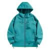 WRKEKC Men's Waterproof Windbreaker Jacket Hooded Rain Coat with Detachable Hood Storm Proof Full Zip Outdoor Hiking Shell Drawstring Hem