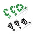 thumbnail image 4 of 1 Ensemble de 6 Feuilles Autocollants d'Étiquette de Classification des Déchets Autocollants pour Poubelle, 4 of 6