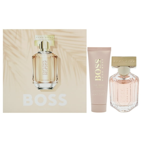 Boss The Fragrance Hugo Boss Juego de Regalo 2 Piezas EDP en Spray 1.6 Oz Loción Corporal 2.5 Oz