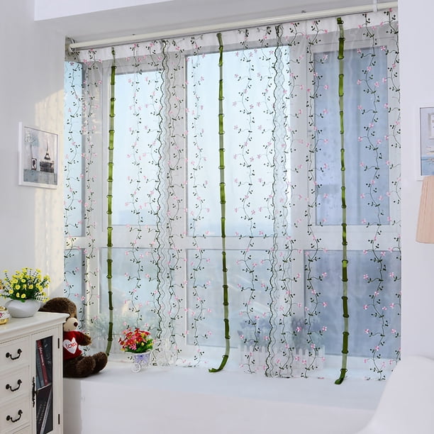 Cortina transparente romana bordada,Cortina transparente romana bordada Cortina transparente para ventana bordada Cortina transparente Rendimiento sólido Jadeshay A