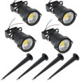 thumbnail image 4 of Tomshine 5W paquete de 4 COB LED Lámpara de césped AC / DC 12V al aire libre del paisaje de Abanopi Luz al aire libre, 4 of 7