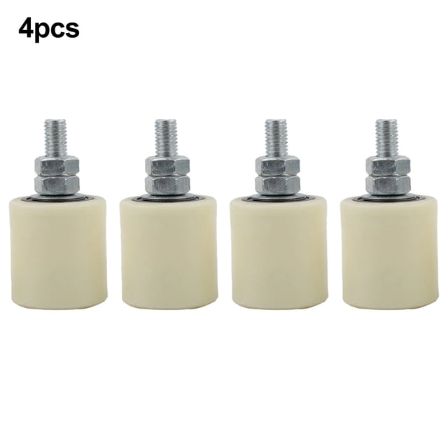 4Sets Slide Gate Guide Roller Rollers Gate for Angle Steel Rails and Round Rails