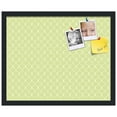 thumbnail image 2 of PinPix 21x17 Custom Cork Bulletin Board Lime Green Chain Poster Board Has a Fabric Style Canvas Finish, Framed in Lime Green Chain, by ArtToFrames (PinPix-573), 2 of 6