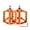 orange, variant on VIVIMAX Non-Slip Nylon Bicycle Pedals,Wide Platform Pedals 9/16",DU+ Industrial Bearings
