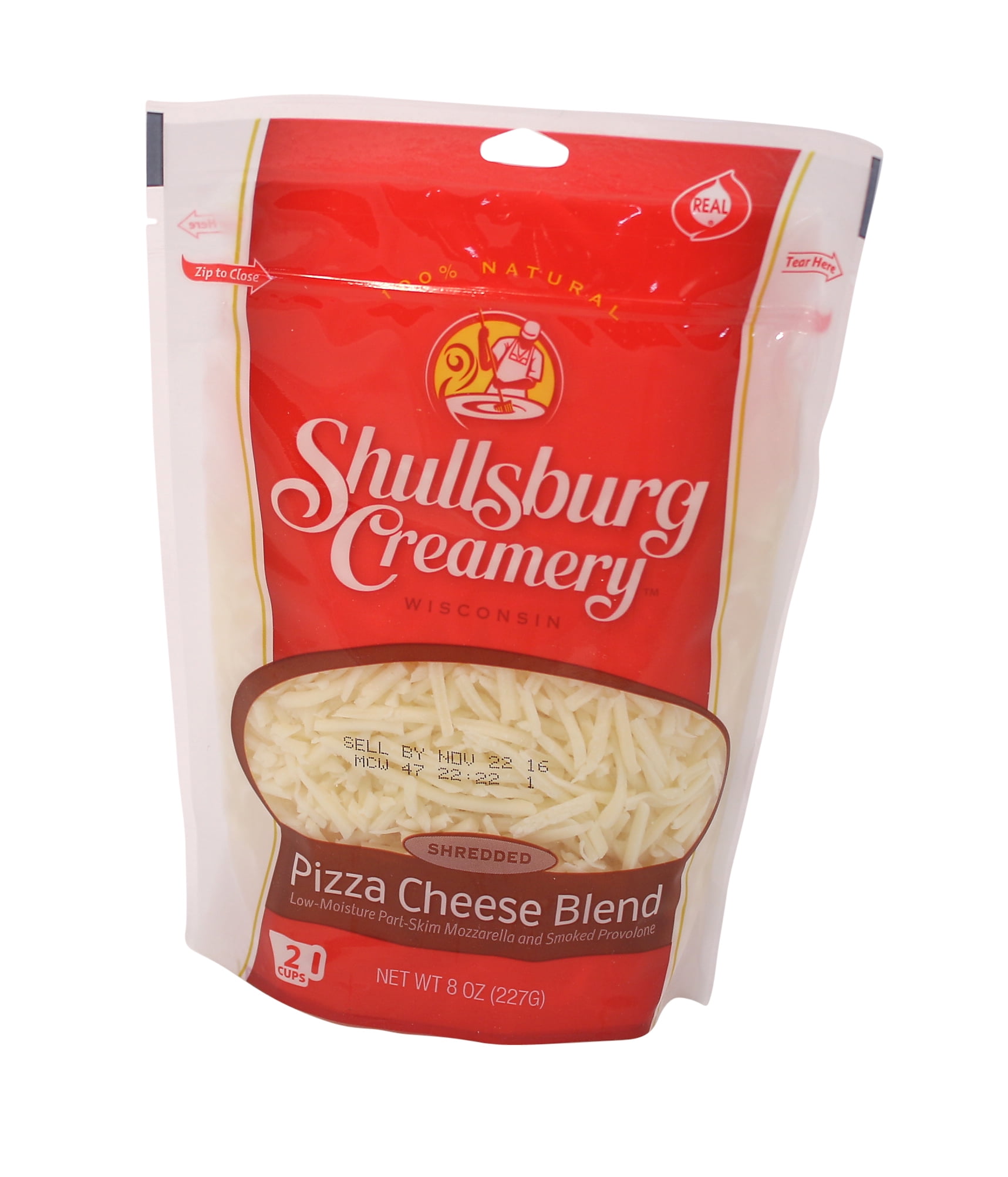 Shullsburg Creamery Shredded Pizza Blend Cheese, 8 Oz.