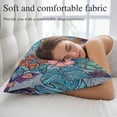 thumbnail image 5 of Vintage Boho Floral Pillow Covers, Linen Long Throw Pillow Case, Colorful Vintage Flowers Abstract Art Holiday Pillow Protector Decorative Cushion Cover for Living Room/Bedroom 20" x 26", 5 of 8