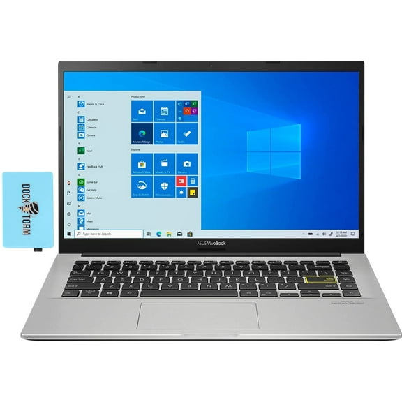 ASUS Vivobook X413JA Laptop, 14" FHD Display, Intel Core i3-1005G1 Upto 3.4GHz, 4GB RAM, 128GB NVMe SSD, HDMI, Card Reader, Wi-Fi, Bluetooth, Windows 10 Home S (X413JA-211.VBWB)