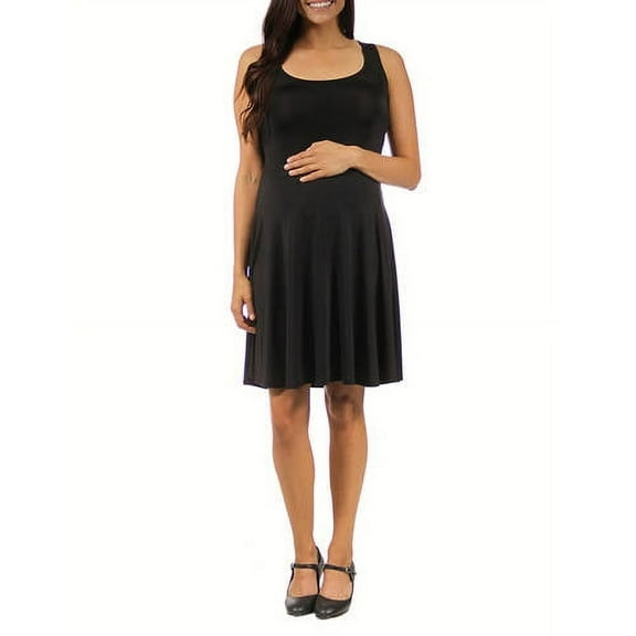 24/7 Maternity Women's Sleeveless Tank Knee-Length Dress