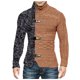 thumbnail image 2 of Gibobby Suéter ligero hombre Sudadera ligera de manga larga de rizo francés con cuello redondo para hombre(Marrón,Grande), 2 of 3