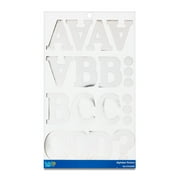 Hello Hobby Silver Foil Alphabet Stickers, Extra Large, 104 Count