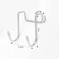 thumbnail image 6 of Qnmwood Stainless Steel Over Door Hooks S-Shaped Hangers (8pcs), 6 of 6