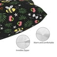 thumbnail image 3 of Honeii Bees Print Pillow Cases,Plush Throw Pillow Covers,Decorative Pillowcase for Sofa, Couch, Living Room-16"x24", 3 of 6
