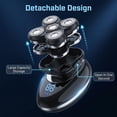 thumbnail image 4 of Head Shaver for Bald Men , Beard Trimmer for Men, Waterproof and Rechargeable Electric Shavers for Men, 4 of 7