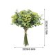 thumbnail image 3 of Ramo de aliento de bebé artificial para boda, arreglo floral de mano para decoración del hogar, accesorio de fotografía, centro de mesa de 35x25 cm, 3 of 6