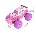 thumbnail image 6 of Trendix RC Car Electric 2.4GHz Remote Control Car Toy Big Wheels Rubber Tires Vehicle Off Road Truck (PinkC), 6 of 6