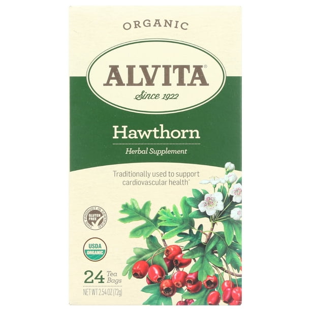 Alvita Hawthorn Herbal Supplement, 24 Bag