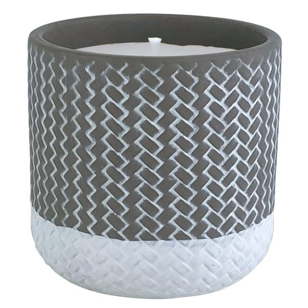 Vela de citronela Trendspot Reed, cerámica, 10 cm de alto (paquete de 9)