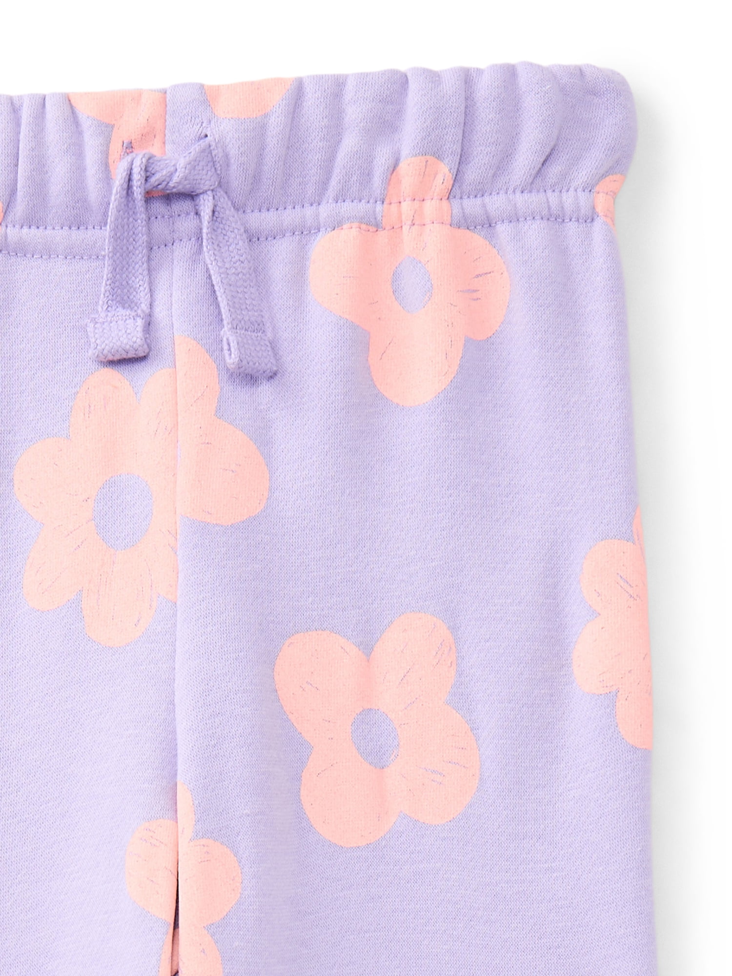Wonder Nation Toddler Girls Fleece Jogger Pants, Sizes 2T-5T