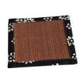 thumbnail image 2 of Tapete de té cuadrado de 10x10 cm Tapete de mesa de bambú Estilo chino tradicional Cojín de taza con aislamiento térmico decorativo para marrón BLESIY Almohadilla resistente al calor, 2 of 8