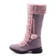thumbnail image 5 of Botas de mujer con cordones y cremallera, botas de nieve, botas de algodón de felpa, zapatos cálidos de algodón puro, botas de caballero étnicas con bola de felpa Wmkox8yii ghj2304, 5 of 6