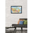 thumbnail image 3 of Map - Canada Wall Poster, 22.375" x 34" Framed, 3 of 4
