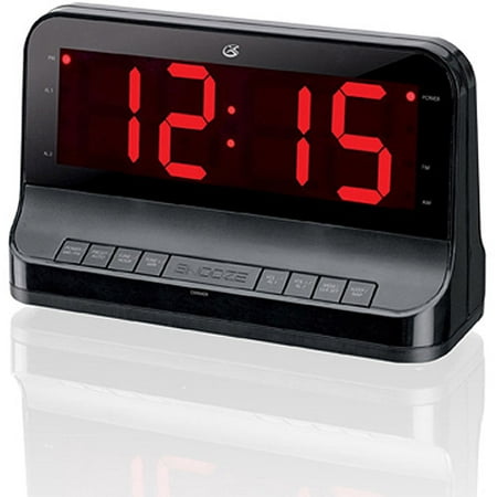 clock radio alarm gpx fm dual digital am