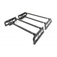 thumbnail image 2 of DV8 Offroad Bed Cargo Rack RRUN-03 MTO Series; Bed Side Mount; 10 Inch Height; Adjustable Length; With 8 D-Rings for Tie-Down Points; With Mounts and Hardware for Hi-Lift Style Jacks; Powder Coated, 2 of 23