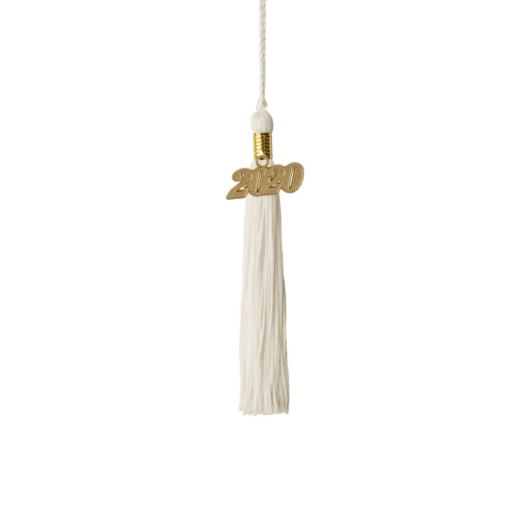 Class Act Graduation Solid Color Youth Graduation Tassel with 2020 Gold Charm 