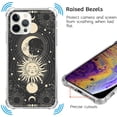 thumbnail image 4 of Sun and Moon Case Compatible with iPhone 12 Pro,Unique Art Design TPU Bumper Cover Case, 4 of 6