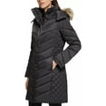 thumbnail image 2 of Kenneth Cole Women's 17QMP124 Quilted Chevron Puffer Jacket - Black - M, 2 of 4