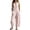 A-RD12698, variant on SONXAHE Gingham Plaid Sleeveless Jumpsuit For Women Stand Collar Wide Leg Casual Bottoms