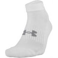 thumbnail image 2 of Under Armour Adult Cotton Low Cut Socks, 3-Pairs , White 2 , Shoe Size: Mens 4-8, Womens 7-9, 2 of 3