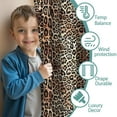 thumbnail image 3 of Blackout Kids Curtains,Brown and Black Leopard Print Childrens Insulated Curtains Set Of 2,Bedroom Essentials,Toddler Room Decor 52"x84", 3 of 5