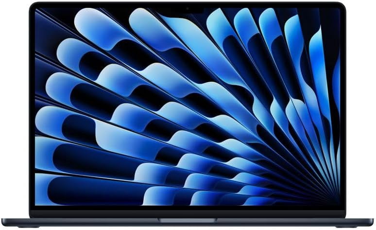 Apple MacBook Air 15.3” M5 10-Core, CPU 10-Core GPU, 16GB RAM, 512GB SSD, Liquid Retina, macOS, Midnight