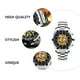 thumbnail image 3 of 1 reloj de moda informal, reloj mecánico con esqueleto, reloj luminoso para hombre., 3 of 7