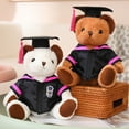 thumbnail image 3 of Peluche de Dr. Bear de alta calidad, 2 tamaños, suave, kawaii, regalo de graduación para niños y niñas., 3 of 6