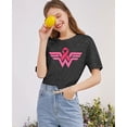 thumbnail image 5 of MOUSYA Breast Cancer Shirts for Women Pink Ribbon Breast Cancer Awareness T-Shirt Short Sleeve Fall Tee Top, 5 of 7