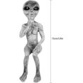 thumbnail image 2 of Estatua de extraterrestre, figura de extraterrestre para jardín, esculturas de resina para decoración de jardín, estatuas de extraterrestres de resina, decoración para exteriores,, 2 of 4
