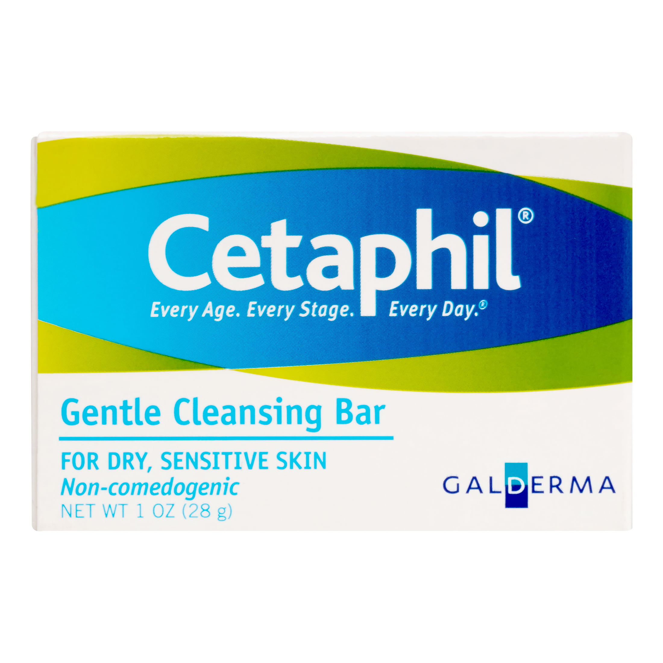Cetaphil Cleansing Bar, Dry Sensitive Skin, 1 Walmart.com