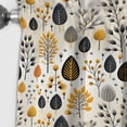 thumbnail image 3 of Designart "Subtle Charm In Beige Minimalism" Floral Blackout Curtain Panels, 3 of 4