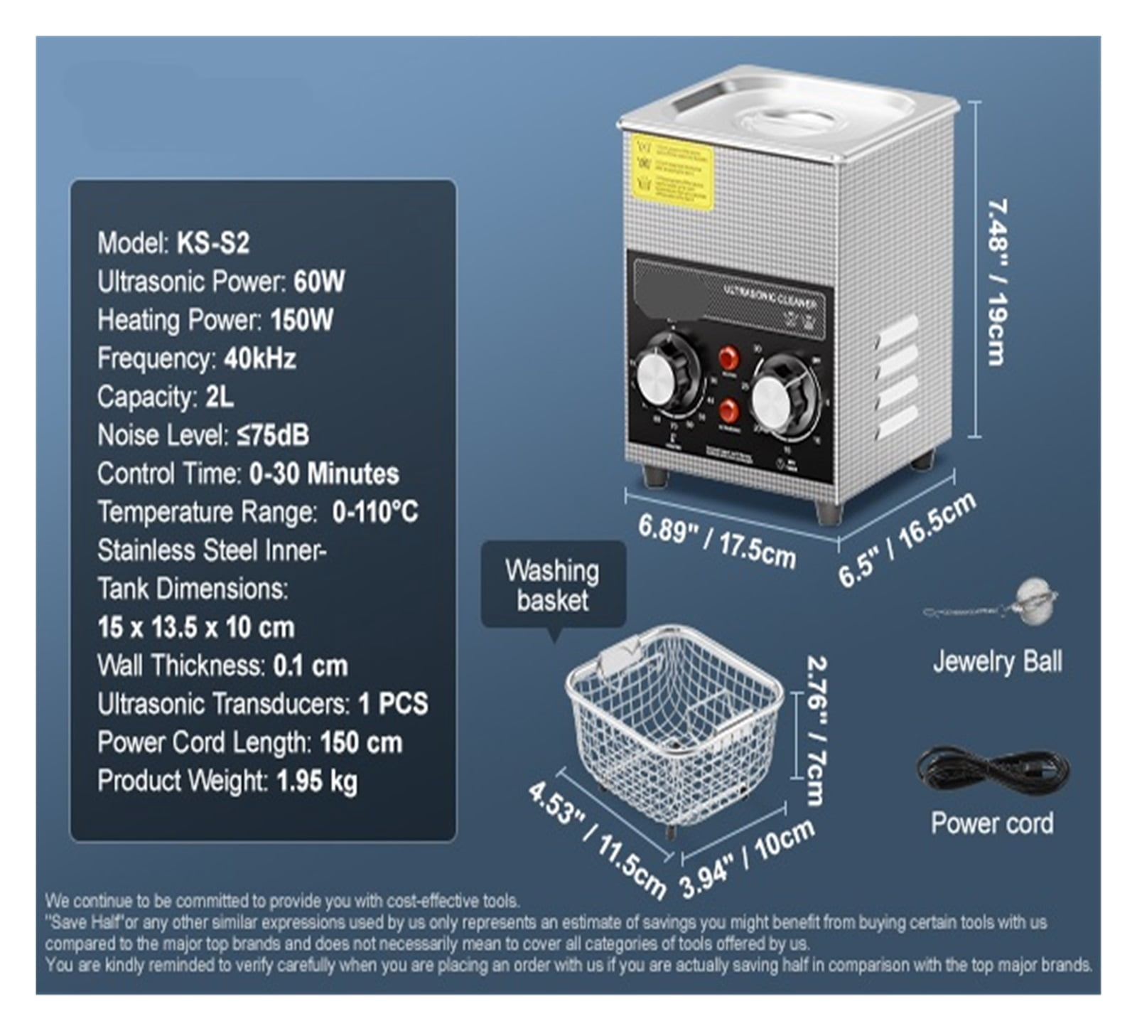 2/3/6/10/15/30L Ultrasonic Cleaner with Heater Timer for Lab Tools Metal Parts Carburetor Brass Auto Parts Engine Parts