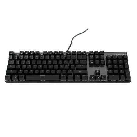 New E-sport Gaming Keyboard Black Switch Mechanical 104 Keys For PC l aptops