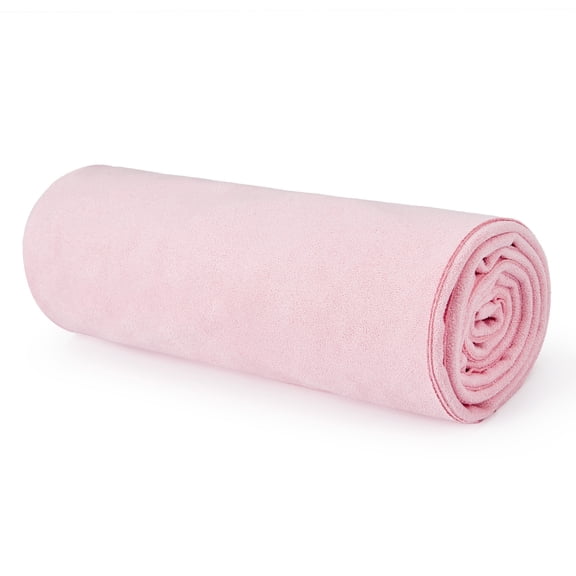 Non-Slip Quick Dry Yoga Mat Towel,Sweat Absorbent Suede Microfiber, Soft Lightweight Yoga Towel for Hot Yoga, Bikram, Pilates, 72'' x 26.3''