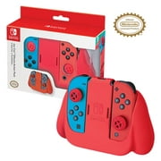 Officially Licensed Nintendo Switch Joy-Con Action Pack Grip and Thumb Buttons – Red Textured Silicone