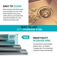 thumbnail image 3 of HIGOLD 33 inch Farmhouse Sink With Deep Bowl, Nano Stainless Steel Apron Undermount Sink, Rose Gold, 33"×20"×10", 3 of 13