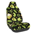 thumbnail image 1 of Wukai Avocado Toast Full Set Car Seat Covers with Soft Padding Universal Auto Front Seats Protector and Cushion Mat, 1 of 5