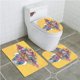 thumbnail image 1 of ABPHQTO Elefante Mandala Melocotón Telón de fondo Símbolo de fortaleza mental y física Juego de alfombras de baño de 3 piezas Alfombra de baño Alfombra de contorno y tapa de inodoro ABPHQTO Cont-CHAPPLE-35892, 1 of 2