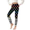 thumbnail image 2 of MKOSPLRT Christmas Tight Leggings for Toddler Girls Xmas Printed Yoga Pants Santa Holiday Tights Leggins High Waist Sport Leggings 3-8Y, 2 of 6